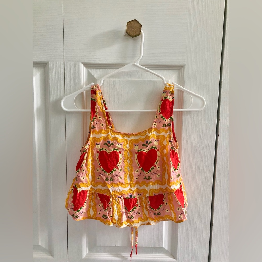 Anthropologie Emily Isabella Amore Top